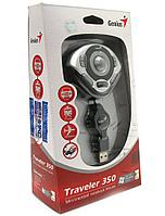 Mouse Genius Traveler 350, Silver-Black, 1200dpi, USB, Optical, 5buttons, mini [31050010101]