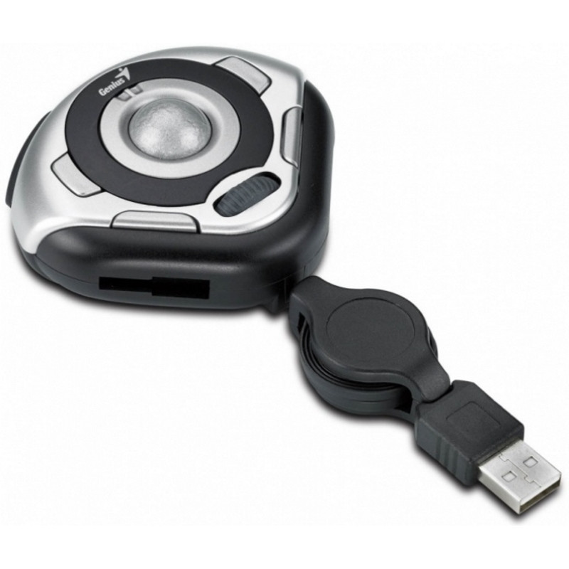 Mouse Genius Traveler 350, Silver-Black, 1200dpi, USB, Optical, 5buttons, mini [31050010101] - фото 2 - id-p57368134