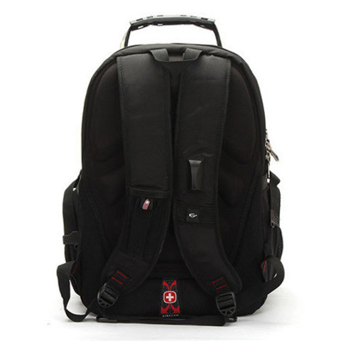 Рюкзак Swissgear 8810 с отделением для ноутбука до 17" и чехлом от дождя (Хаки) - фото 6 - id-p70441868