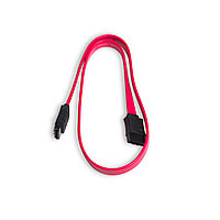 Кабель интерфейсный , iPower, iPiS, SATA, 26 AWG, для HDD и CD-Drive, (0.45м), Красный