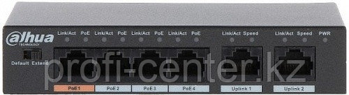 PFS3006-4ET-60  коммутатор 4-портовый POE 100МБ
