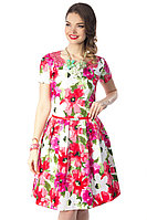 Яркое женское летнее платье с кружевной спинкой. Россия. Wisell. 42 и 46 р.