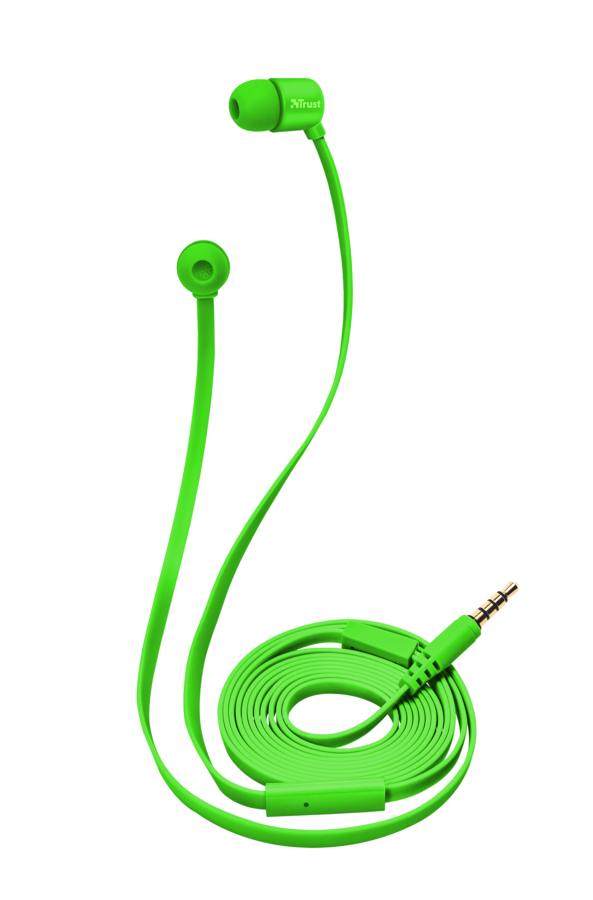 TRUST DUGA IN-EAR Наушники-вкладыши - зеленый неон