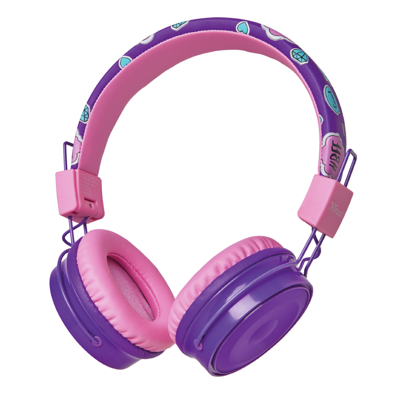Trust Comi Bluetooth Наушники-накладные беспроводные фиолетовый