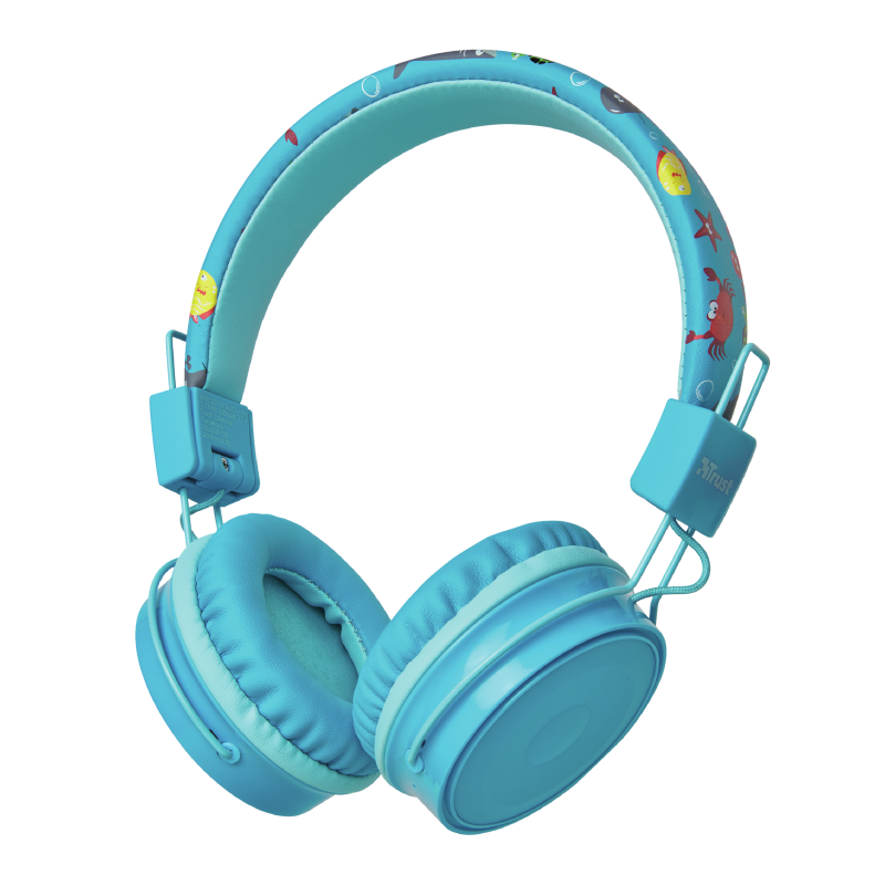 Trust Comi Bluetooth Наушники-накладные беспроводные голубой