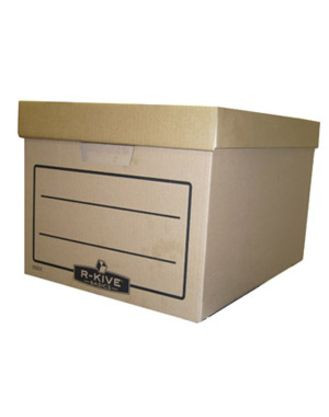 Архивный короб R-Kive® "Basics" 340х450х275, гофрированный картон, крафт