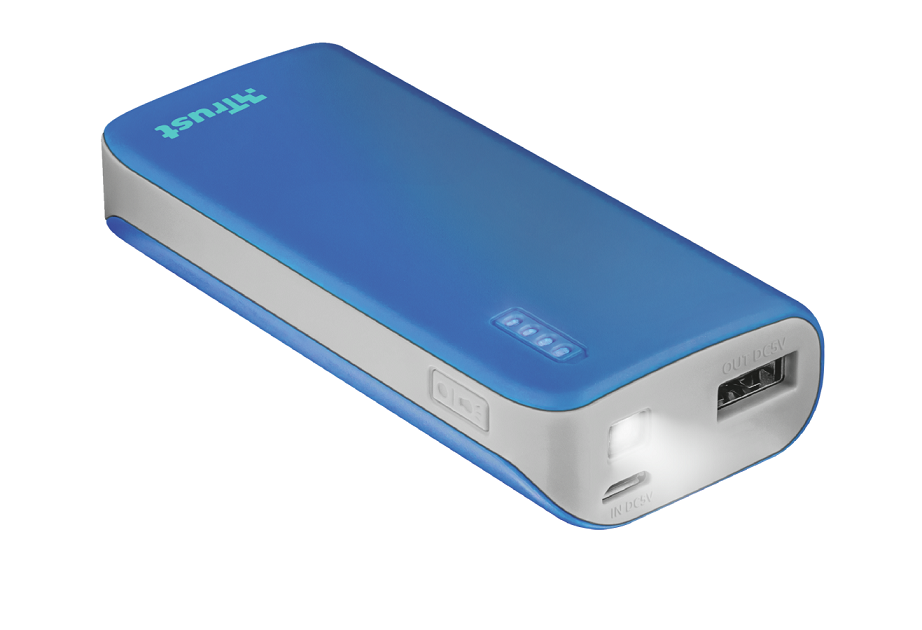 Trust PRIMO Зарядное устройство POWERBANK 4400 mAh - BLUE