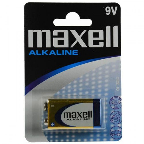 Батарейка  алкалиновая Maxell Alkaline 9V крона