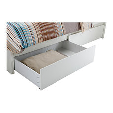 Кровать+ 4 ящика МАЛЬМ белый 180х200 Лурой ИКЕА, IKEA   , фото 3