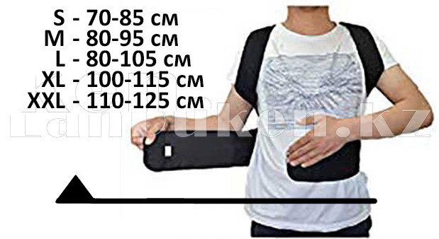 Korrektor osanki ortopedicheskij elastichnyj na lipuchkah S-M-L-XL-XXL Корректор осанки ортопедический эластичный на липучках S-M-L-XL-XXL