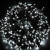 LED гирлянда "Нить" - 4,3 метра (+ 2 метра провод), 300 лампочек, белый свет