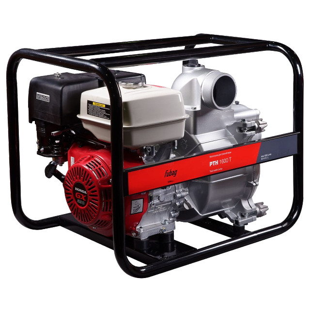 Мотопомпа бензиновая PTH 1600T с двигателем Honda 1600 л/мин 30 м 25 мм