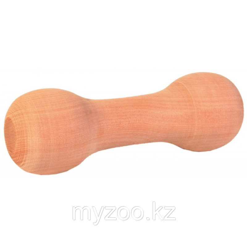 Игрушка для собак, деревянная гантель,вес 125гр.