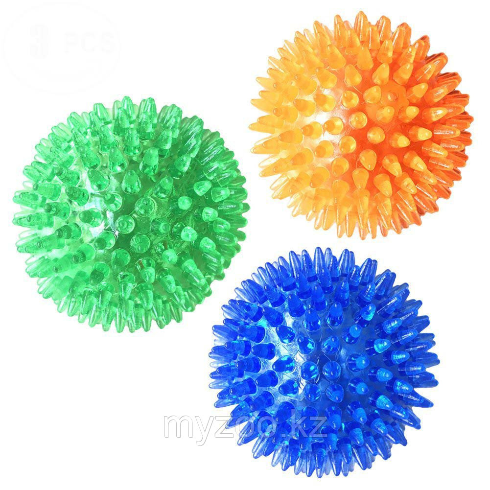 Игрушка для собак, игольчатый мяч, TPR, ø 10 cm.