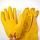 Перчатки резиновые желтые, фото 3