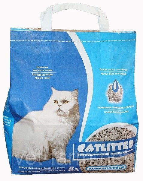 Наполнитель Сибирская кошка Catlitter 5 л комкующийся