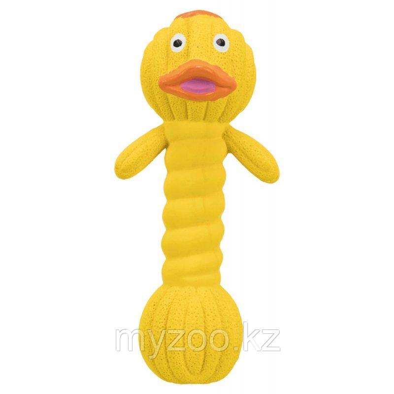 Игрушка для собак, гантель утка, latex, 18 cm