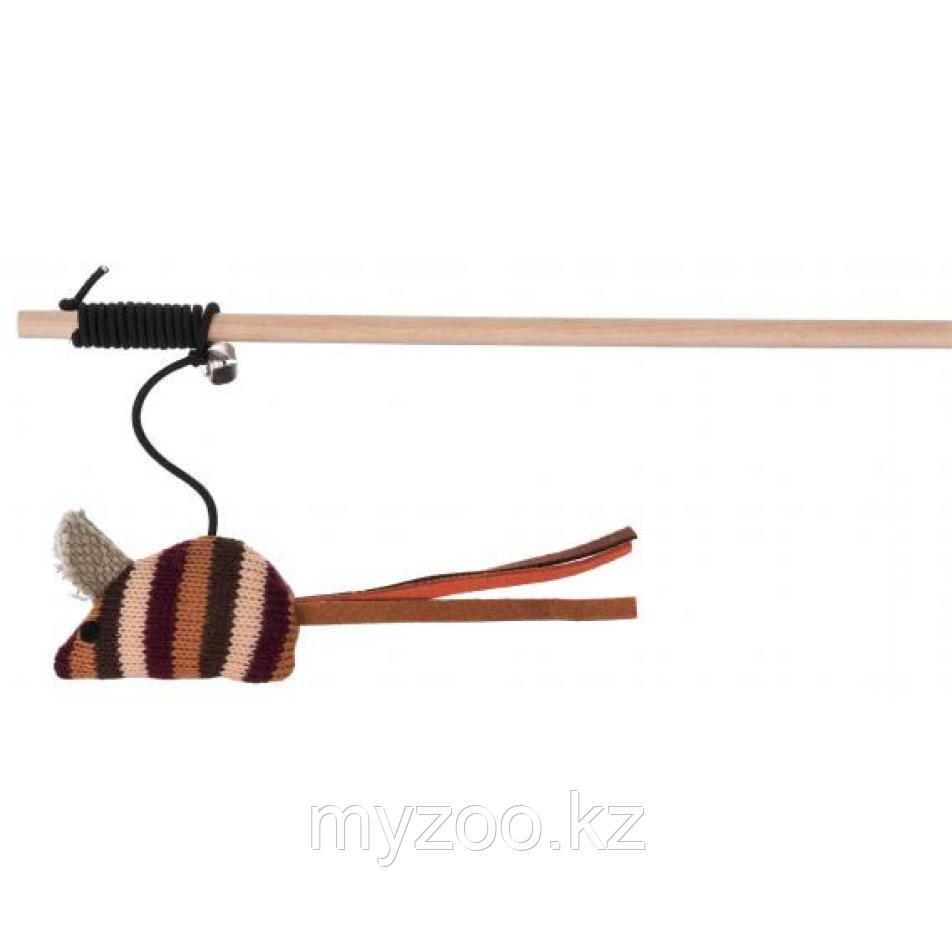Игрушка для кошек. Удочка с мышкой, 40 см.