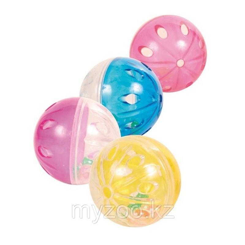 Игрушка для кошек. Пластиковый мячик 4 шт. ø 4.5 cm