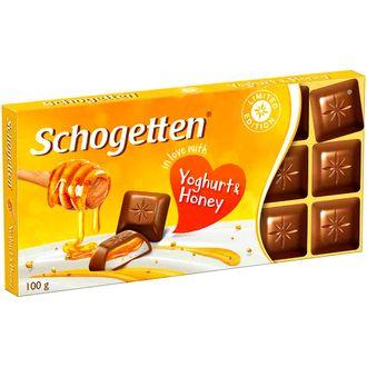 Молочный шоколад Schogetten yougurt and honey с мёдом 100гр (15 шт. в упаковке)