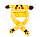 Шапка с двигающимися ушками светящаяся Пикачу меховая желтая, фото 8