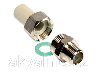 Разборное соединение Wavin Ekoplastik PPR с наружной резьбой, R 1/2", d 20 SSE02020XX