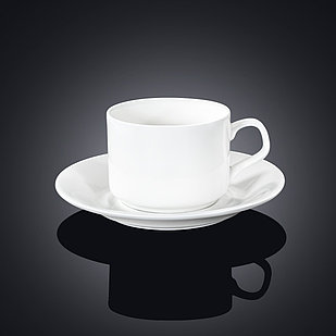 Чашка чайная + блюдце Wilmax 215мл