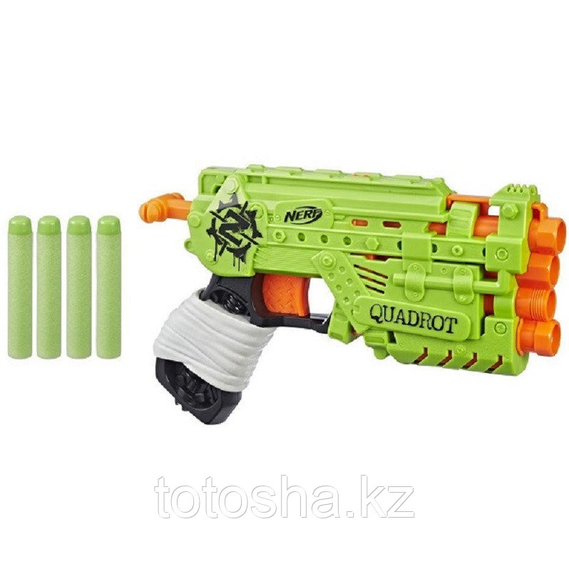 Nerf Zombie Strike Quadrot Зомбистрайк Квадрот E2673