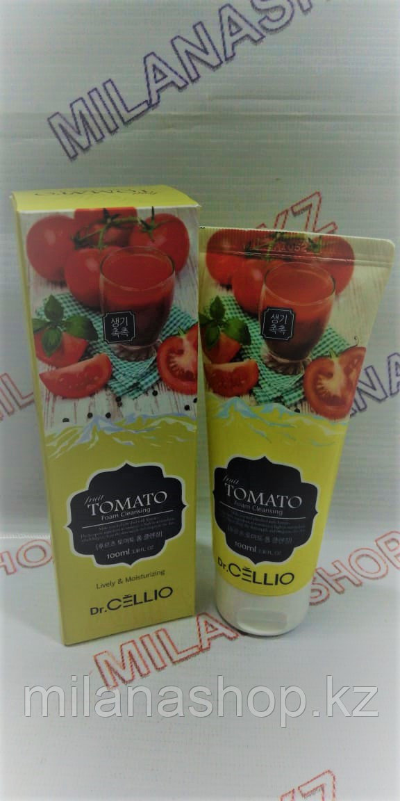 Dr.Cellio Tomato Foam Cleansing Lively & Moisturizing 100 ml - Очищающая пенка на основе томата