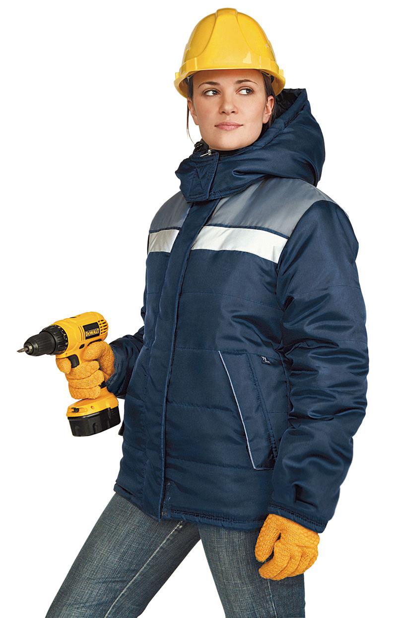 Женская зимняя рабочая куртка - фото 1 - id-p70773210