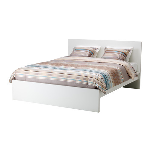 Кровать каркас МАЛЬМ белый 160х200 ИКЕА, IKEA