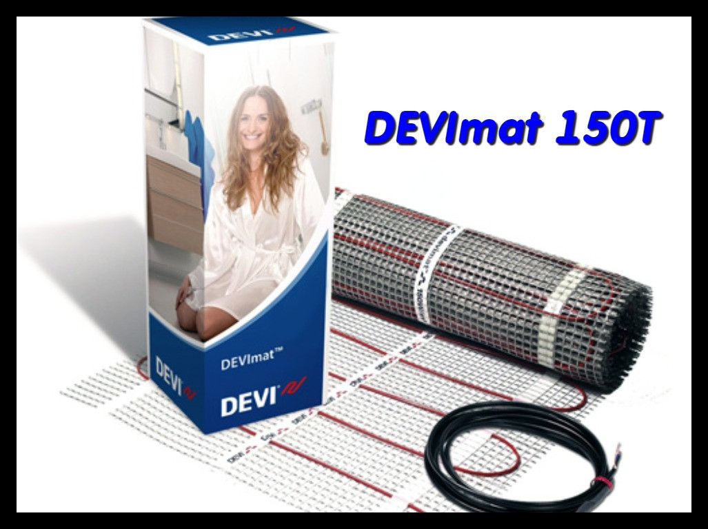 Двухжильный нагревательный мат DEVImat 150T - 0,5м * 2м