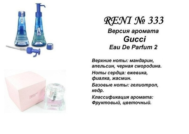 Аромат направление gucci eau de parfum 100мл
