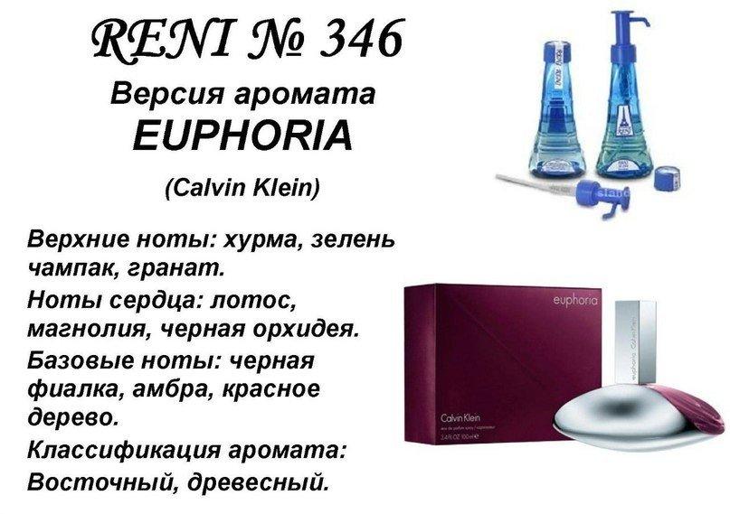 Аромат направление ck eiforia (calvin klein ) 100мл