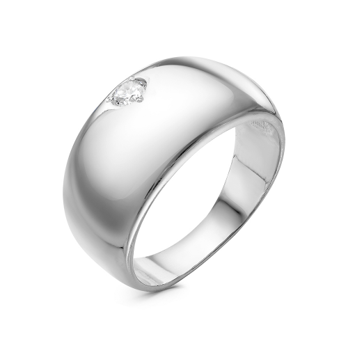 Кольцо из серебра с фианитом Красная Пресня 23811190Д