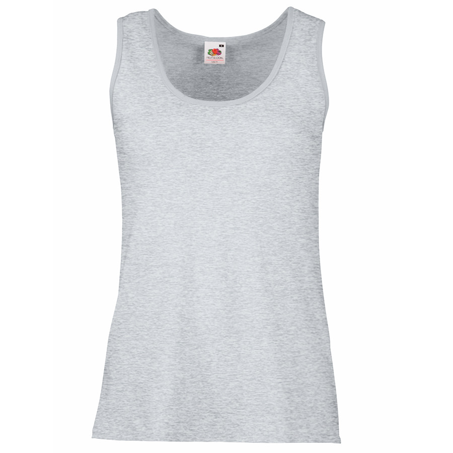 Майка женская "Lady-Fit Valueweight Vest", белый_XS, 100% х/б, 160 г/м2