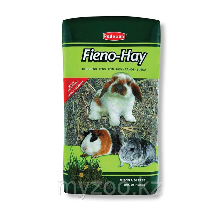 Padovan Сено FIENO-HAY луговые травы д/крупных грызунов (1кг/20л)