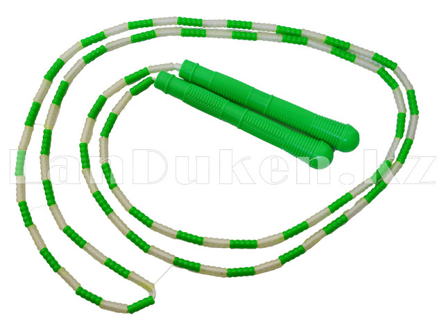 Скакалки для фитнеса веревочные с резиновым утяжелением прочные 2.85м в ассортименте