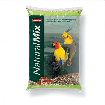 Padovan NaturalMix PARROCCHETTI основной корм для средних попугаев, 850гр