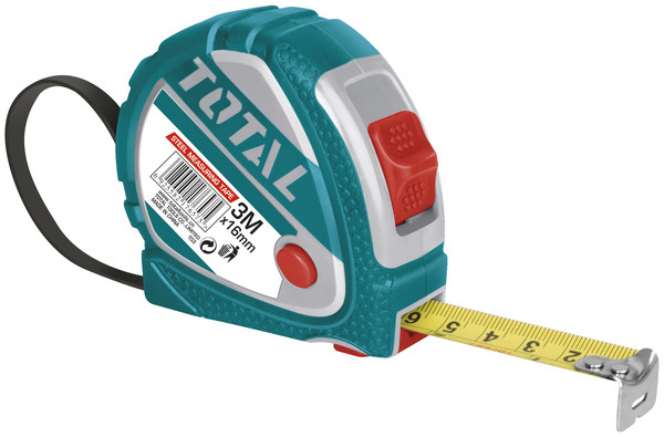Рулетка Length Width 3mx 16mm Total (ТМТ126031M)