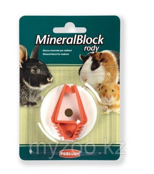 Padovan Минеральная добавка MINERALBLOCK Rody минеральный блок д/грызунов (50г)
