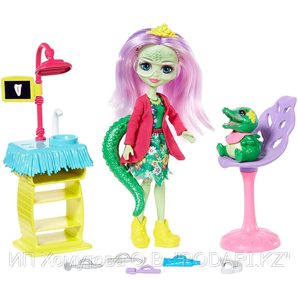Mattel Enchantimals GFN55 Кукла со зверюшкой и тематическим набором