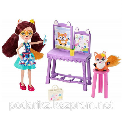 Mattel Enchantimals GBX03 Кукла со зверушкой и тематическим набором
