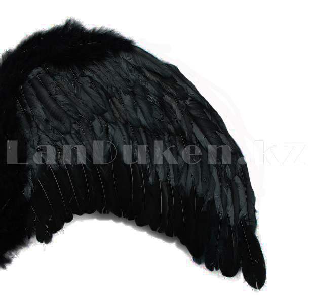Крылья ангела черные складные объемные (размер L 50*40 см) - фото 2 - id-p70832118