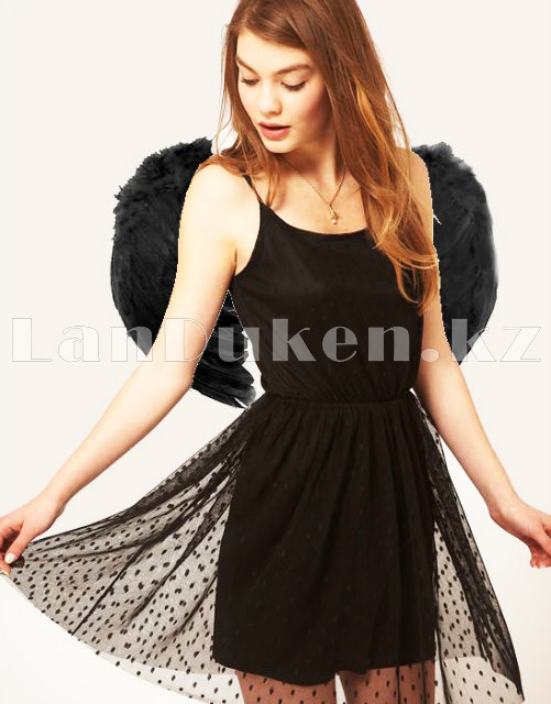 Крылья ангела черные (размер S 40*30 см) - фото 2 - id-p70832561