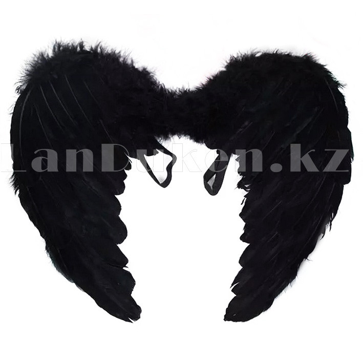 Крылья ангела черные (размер S 40*30 см) - фото 4 - id-p70832561