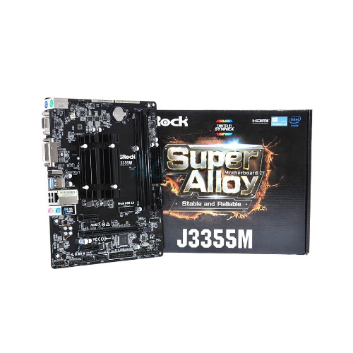 Материнская плата ASRock J3355M (Micro-ATX, BGA1296, Отсутствует, 2 x DDR3, 16 Гб) J3355M