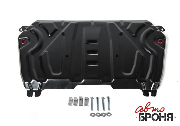 Защита "АвтоБРОНЯ" для картера и КПП (увеличенная) Toyota RAV4 (передний и полный привод) 2019 Н.В.., фото 2