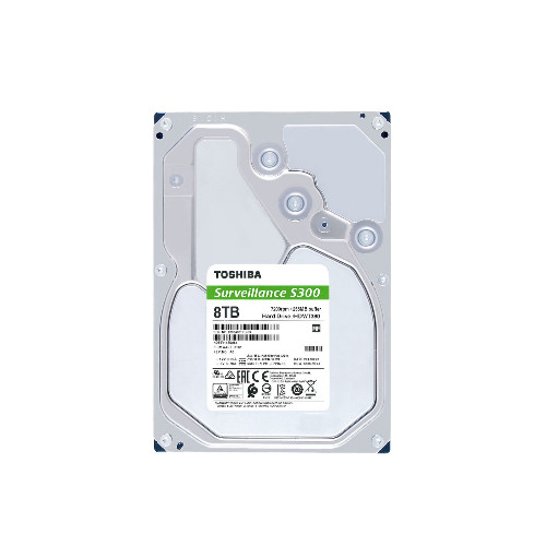 Жесткий диск внутренний Toshiba HDWT380UZSVA (8Тб (8000Гб), HDD, 3,5″, Для видеонаблюдения, SATA) HDWT380UZSVA