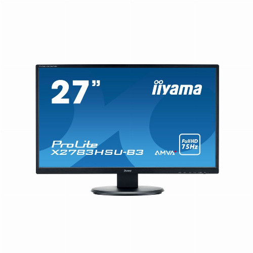 Монитор Iiyama Pro lite X2783HSU-B3 (27" / 68,58см, 1920 x 1080 (Full HD), MVA, 16:9, 300 кд/м2, 4 мс, 3000:1,